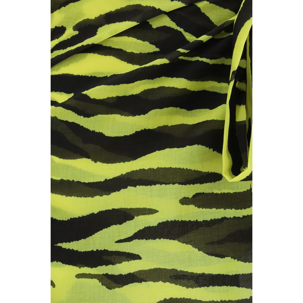 The Attico Bicolor Cotton Cover-Ups