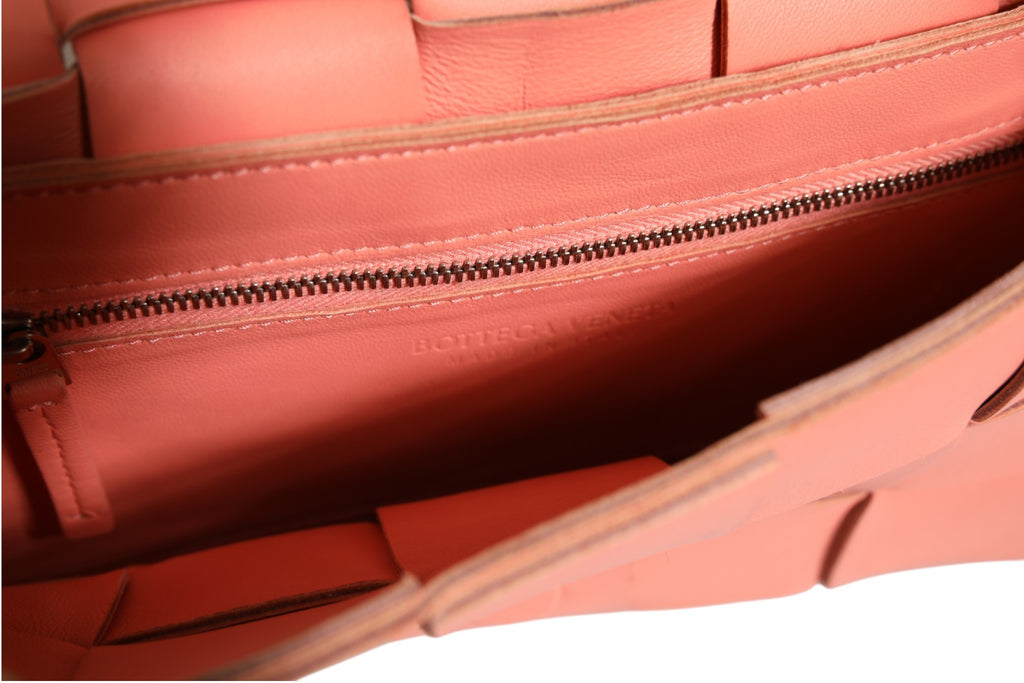 Bottega Veneta Lambskin Maxi Intrecciato Cassette Crossbody Bag