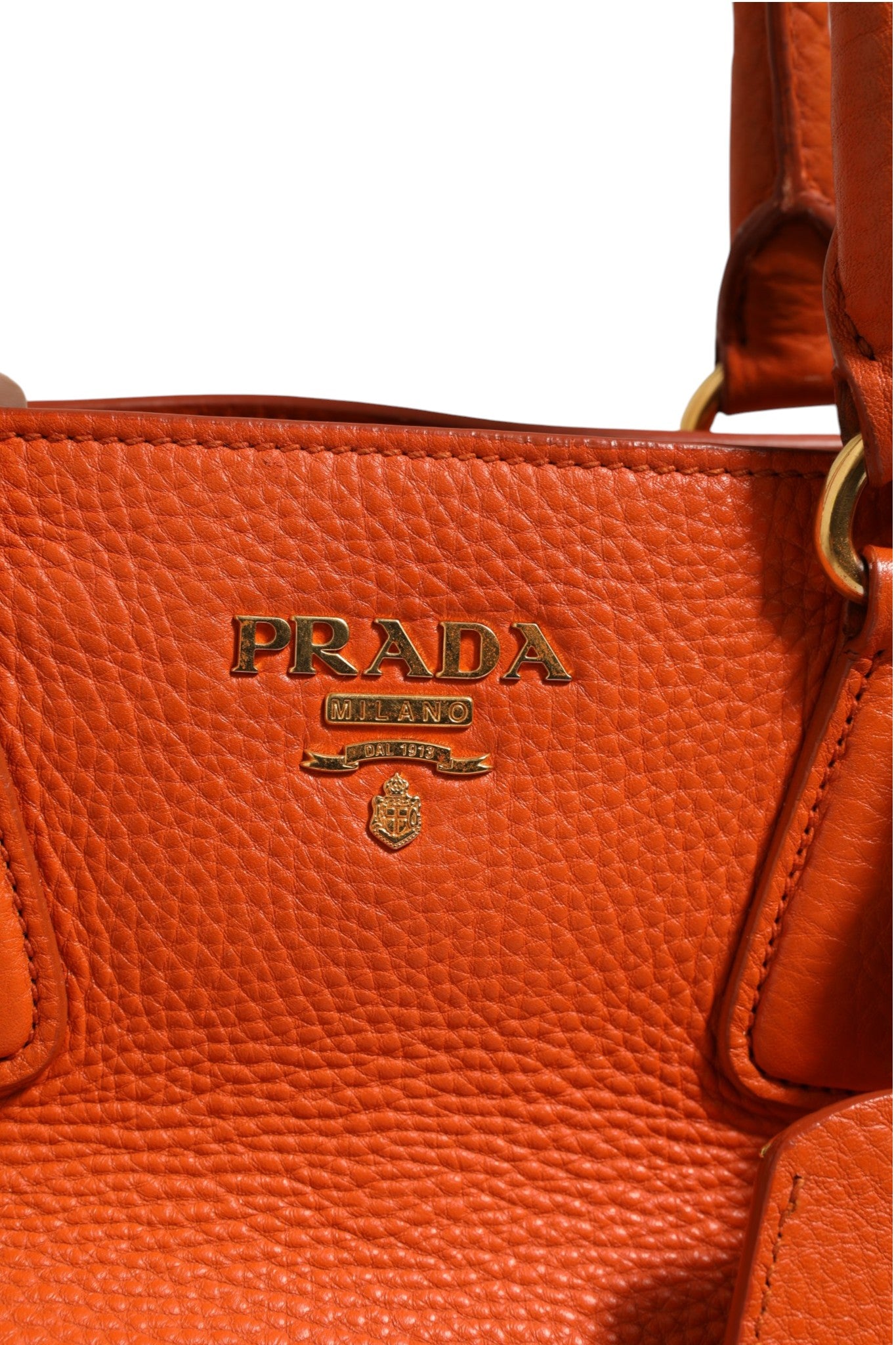 Prada Vitello Daino Leather Tote Bag