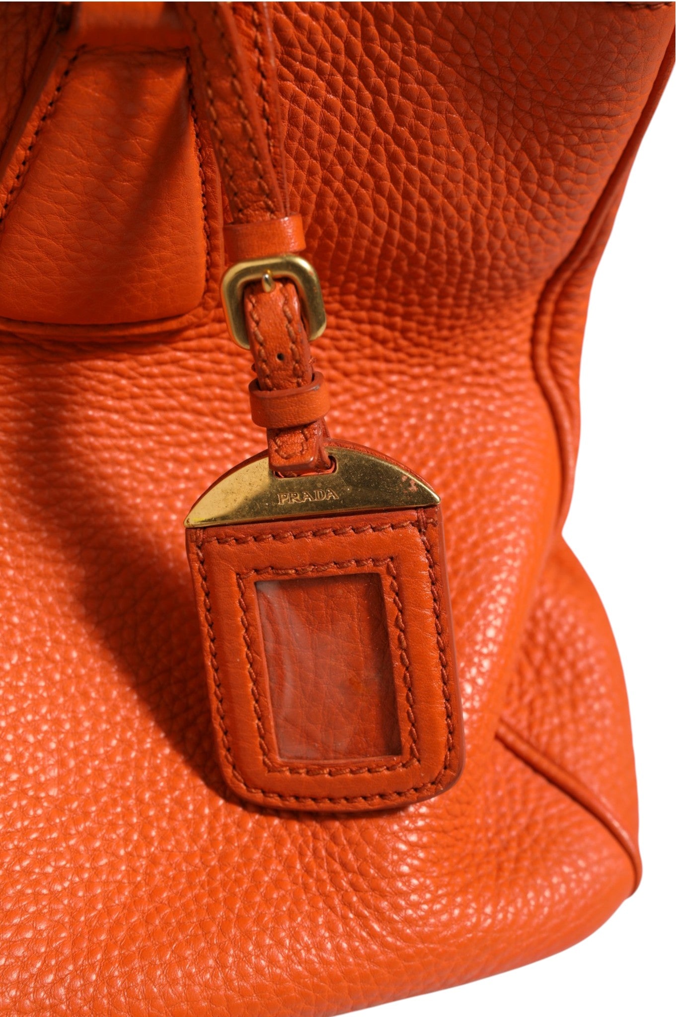 Prada Vitello Daino Leather Tote Bag