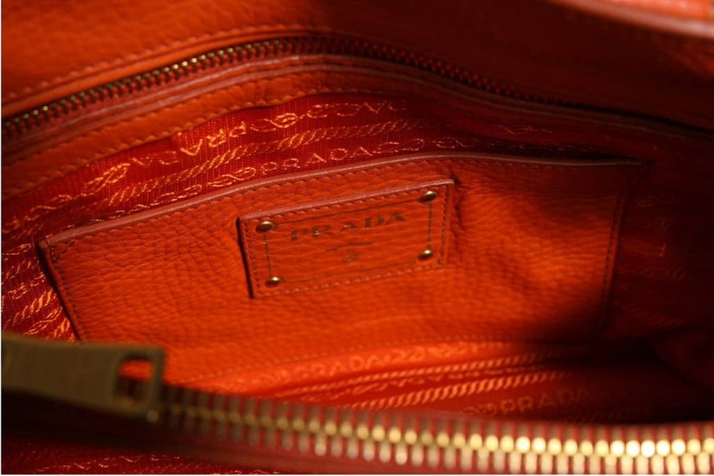 Prada Vitello Daino Leather Tote Bag