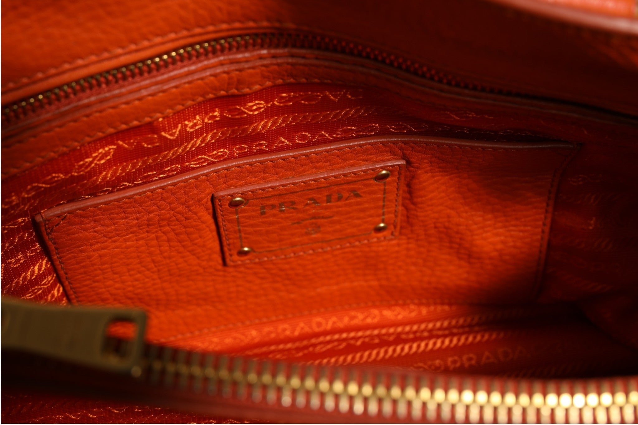 Prada Vitello Daino Leather Tote Bag