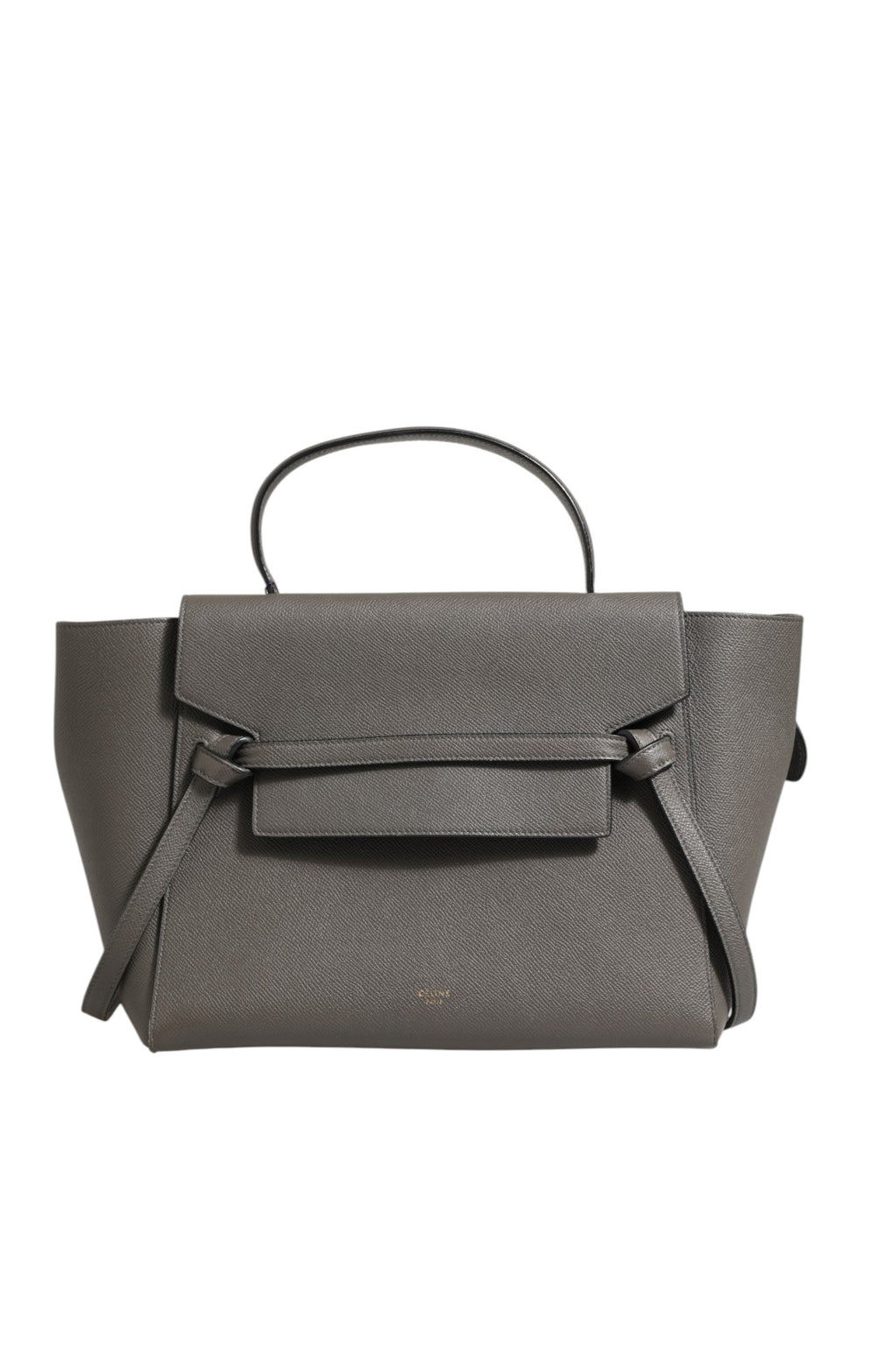 Celine Nano Belt Bag in Grained Calfskin Grey