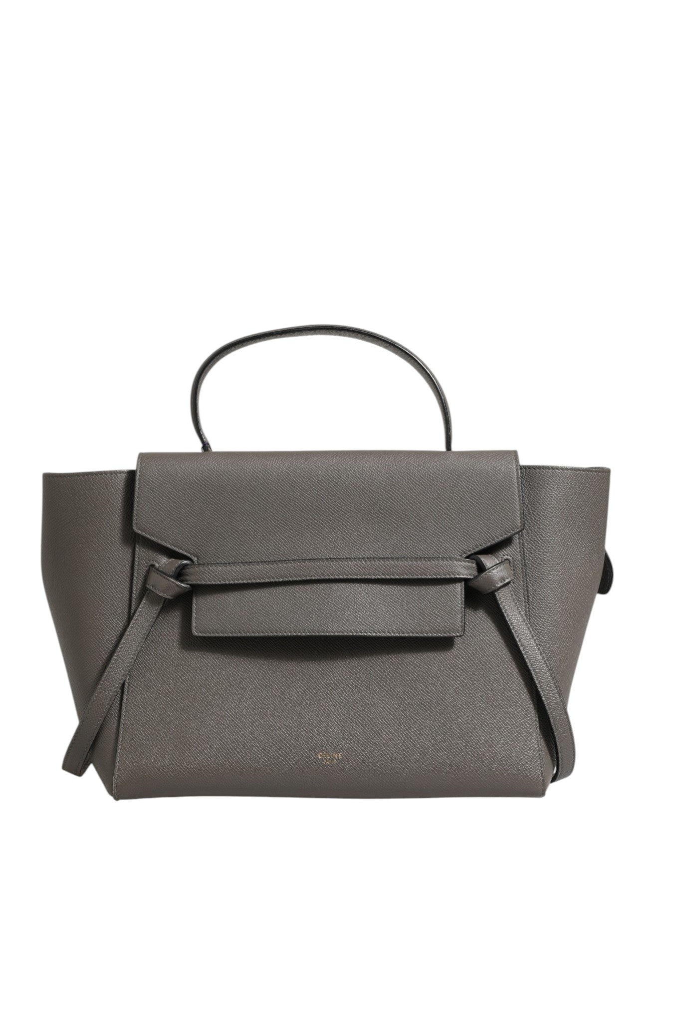 Celine Nano Belt Bag in Grained Calfskin Grey
