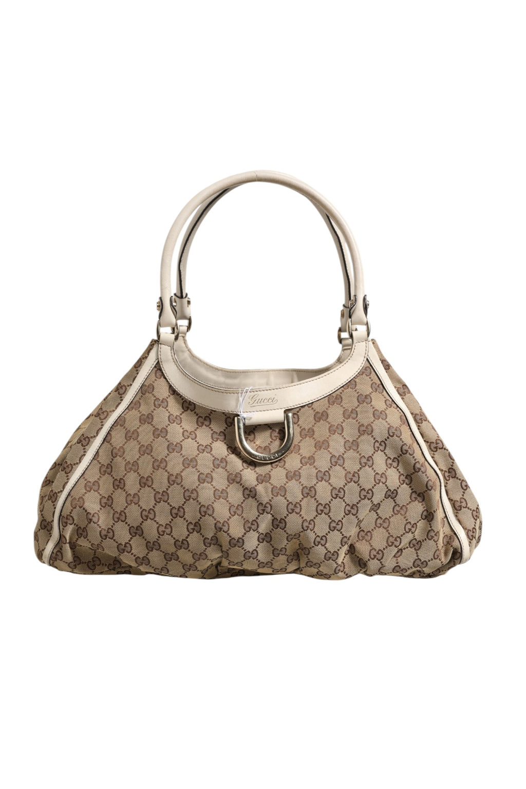 Gucci Canvas Abbey D Ring Shoulder Bag