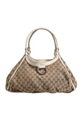Gucci Canvas Abbey D Ring Shoulder Bag