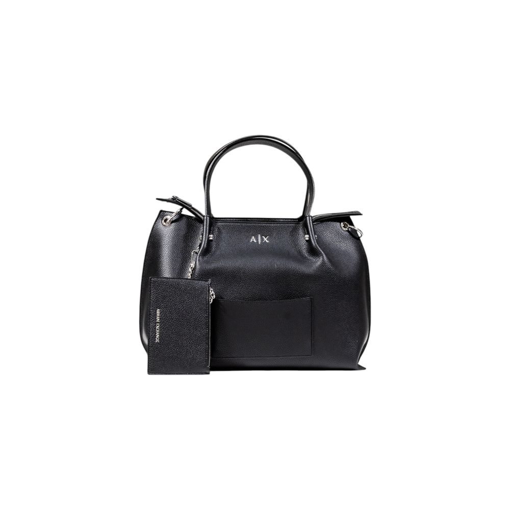 Armani Exchange Black Polyester Handbag