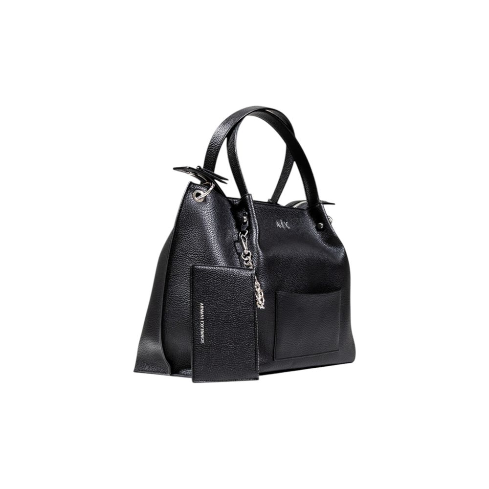 Armani Exchange Black Polyester Handbag