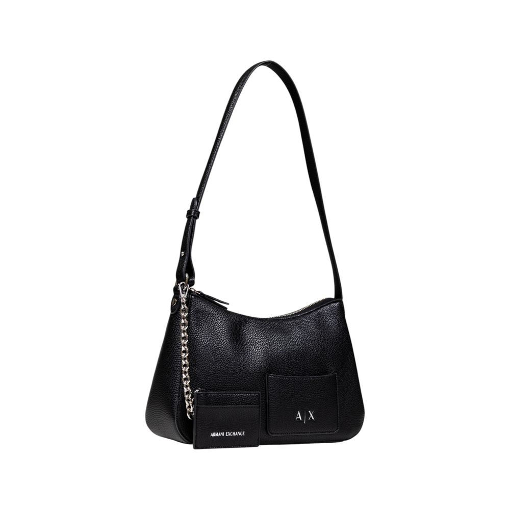 Armani Exchange Black Polyester Handbag