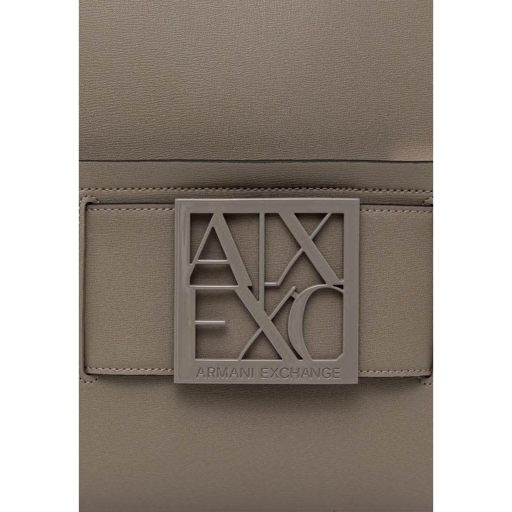 Armani Exchange Beige Polyethylene Backpack