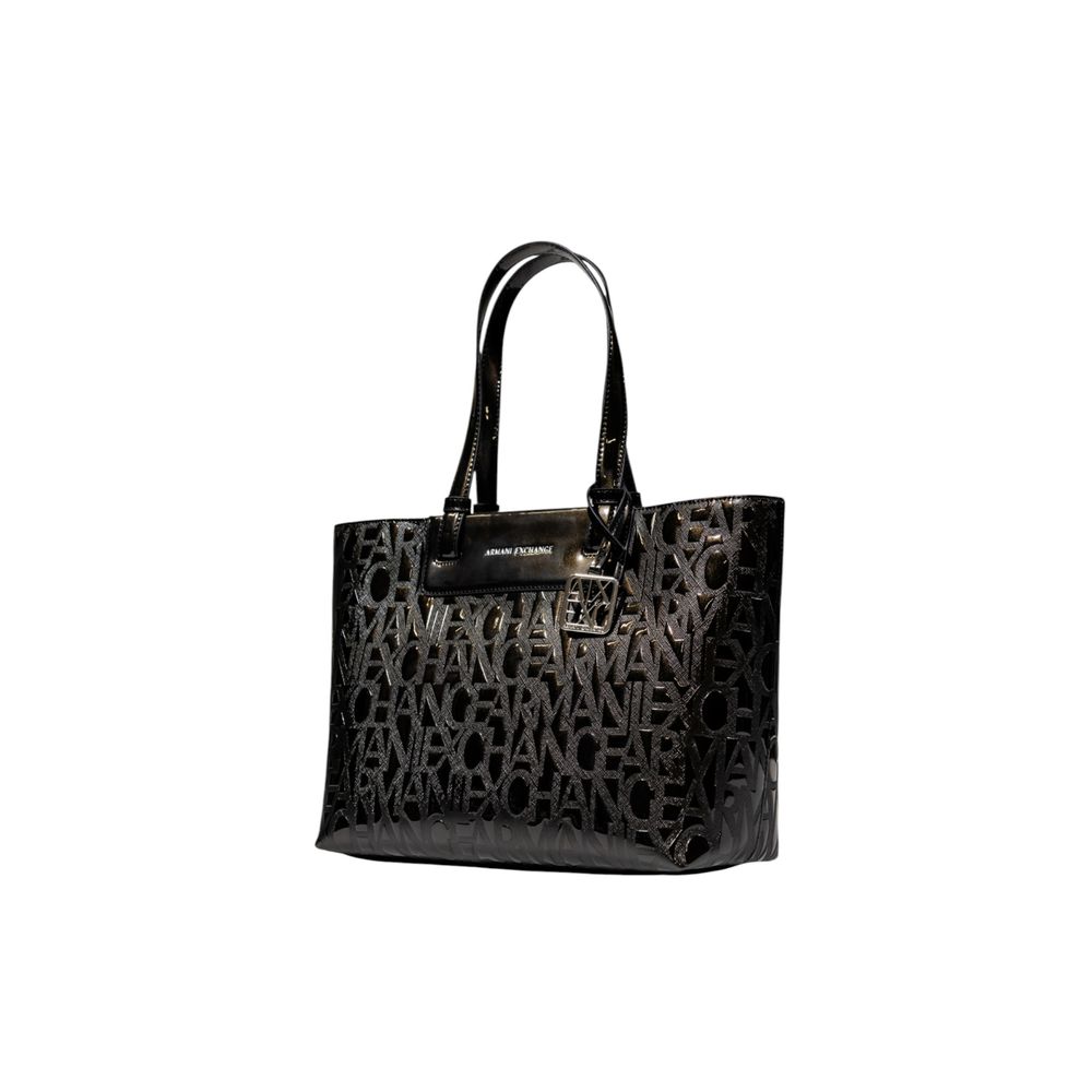 Armani Exchange Black Polyester Handbag