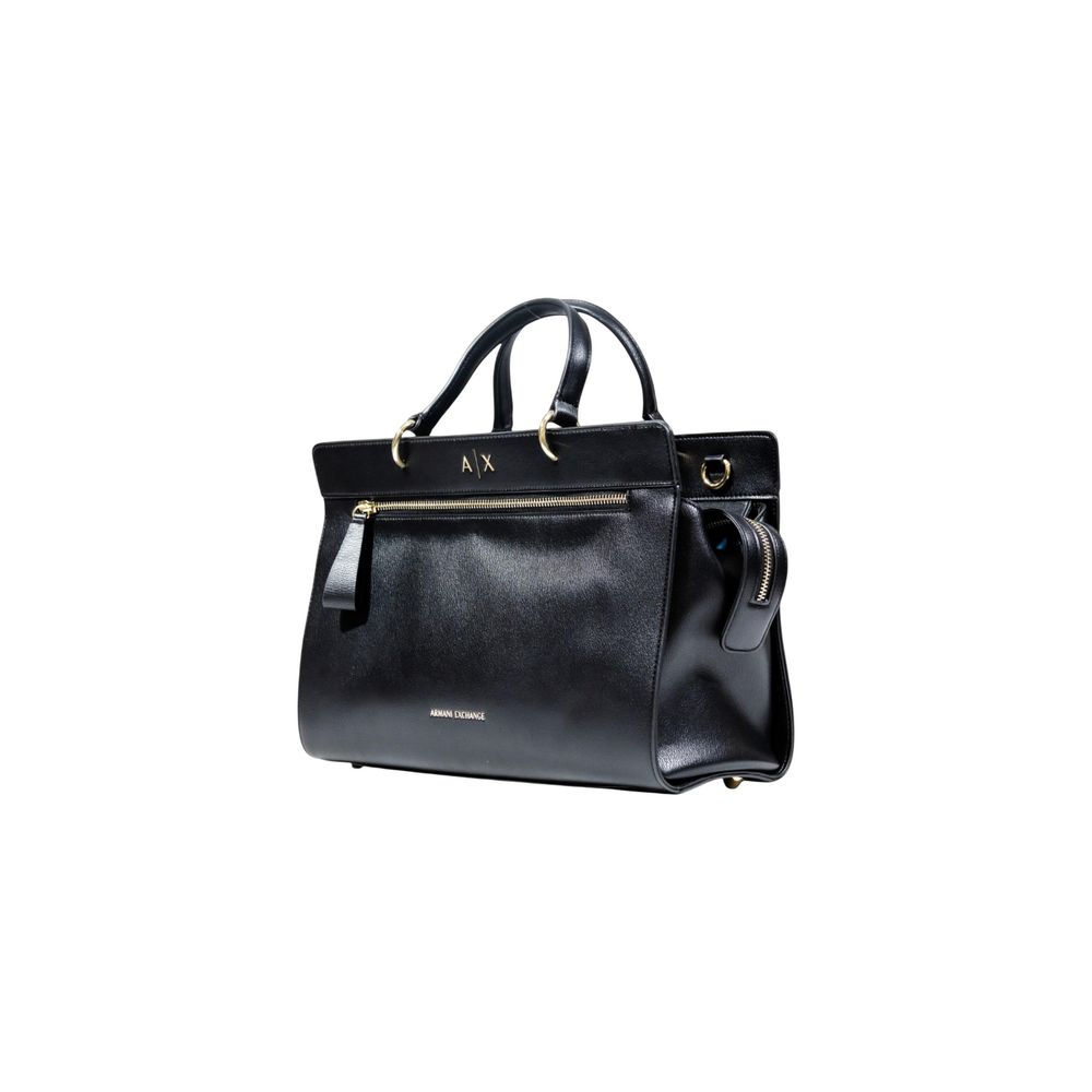 Armani Exchange Black Polyester Handbag