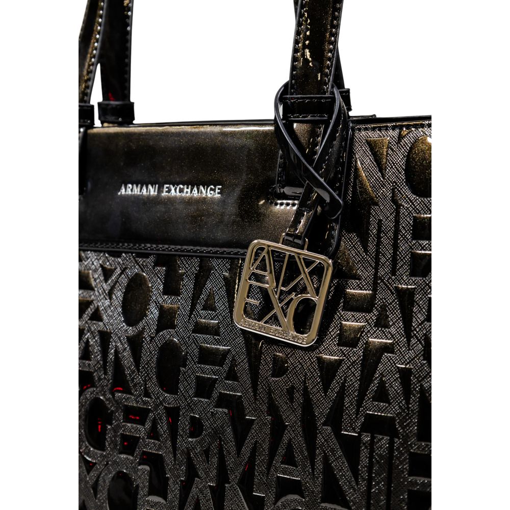 Armani Exchange Black Polyester Handbag