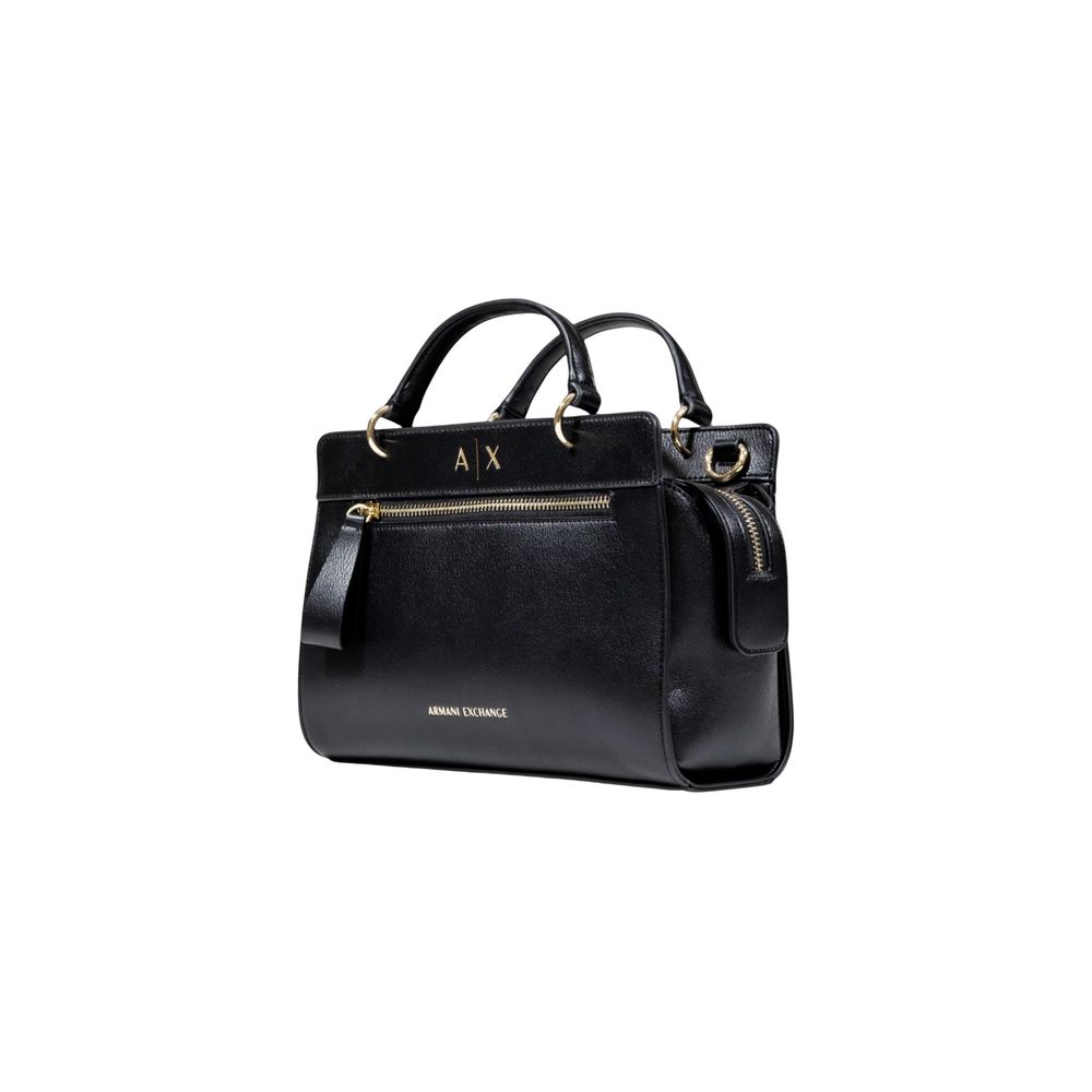 Armani Exchange Black Polyester Handbag