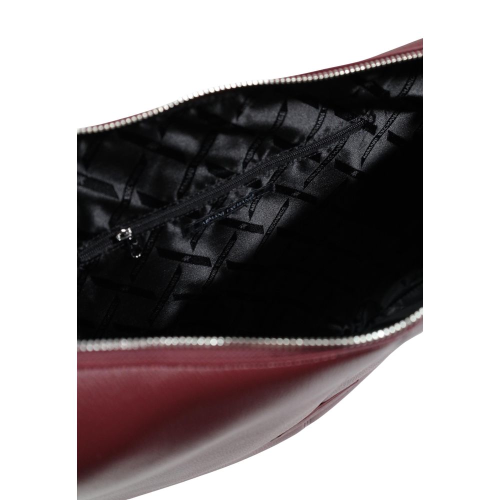 Armani Exchange Bordeaux Polyester Handbag