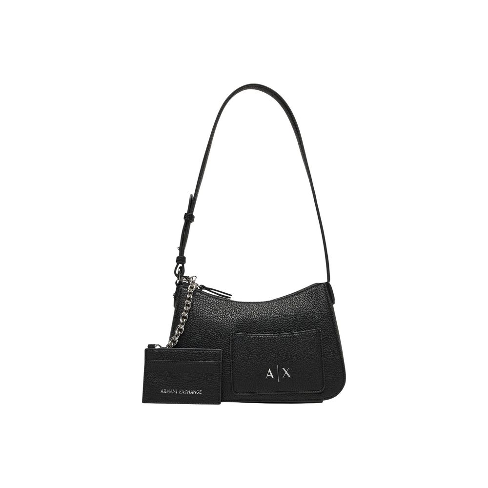 Armani Exchange Black Polyester Handbag