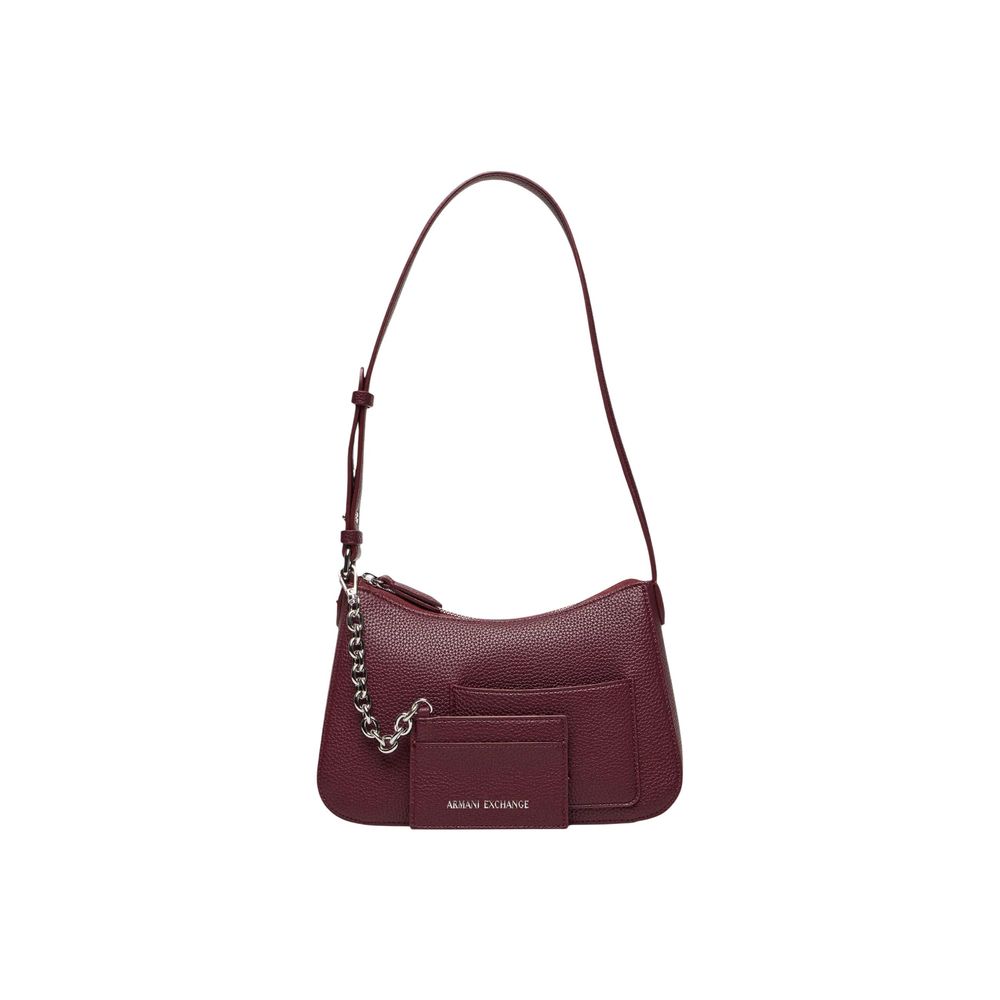 Armani Exchange Bordeaux Polyester Handbag