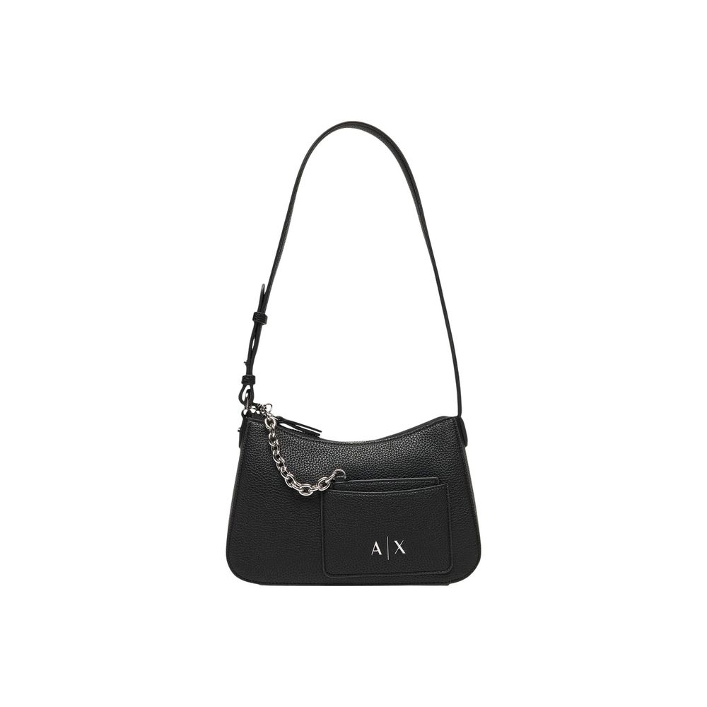 Armani Exchange Black Polyester Handbag