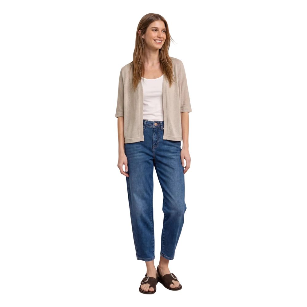 Street One Gray Polyester Cardigan