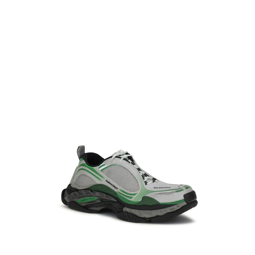 Balenciaga Gray Polyester Athletic Sneakers