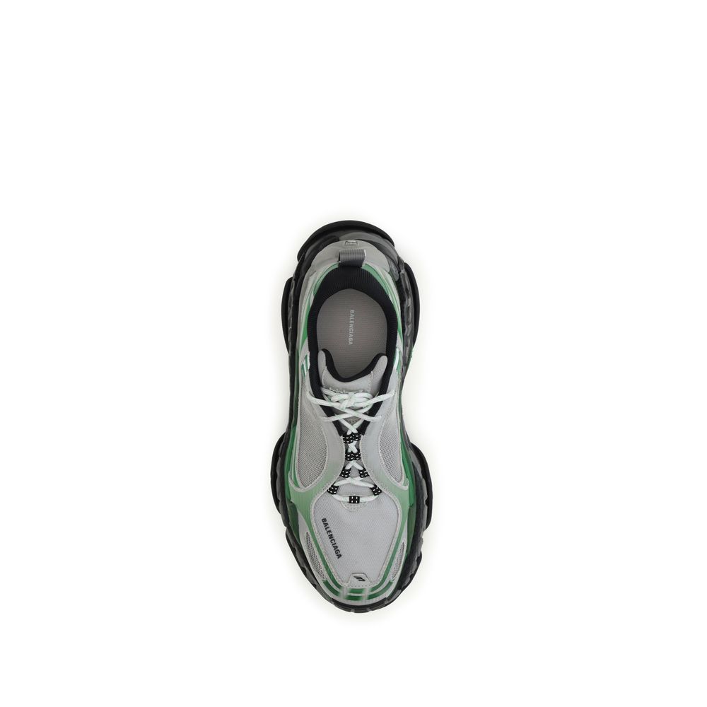 Balenciaga Gray Polyester Athletic Sneakers
