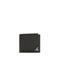Prada Black Calf Leather Bos Taurus Wallet