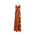 Emilio Pucci Multicolor Silk Long Dress
