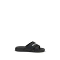 Balenciaga Black Rubber Slippers
