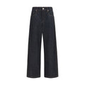 Brunello Cucinelli Blue Cotton Straight-Leg Jeans