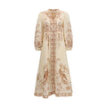 Zimmermann Beige Linen Casual Dress