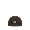 Miu Miu Brown Cotton Cap (Baseball Hat)