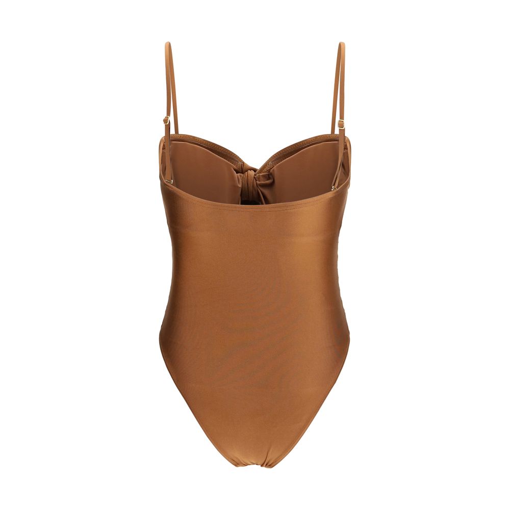 Zimmermann Beige Polyamide One-Piece Swimsuit