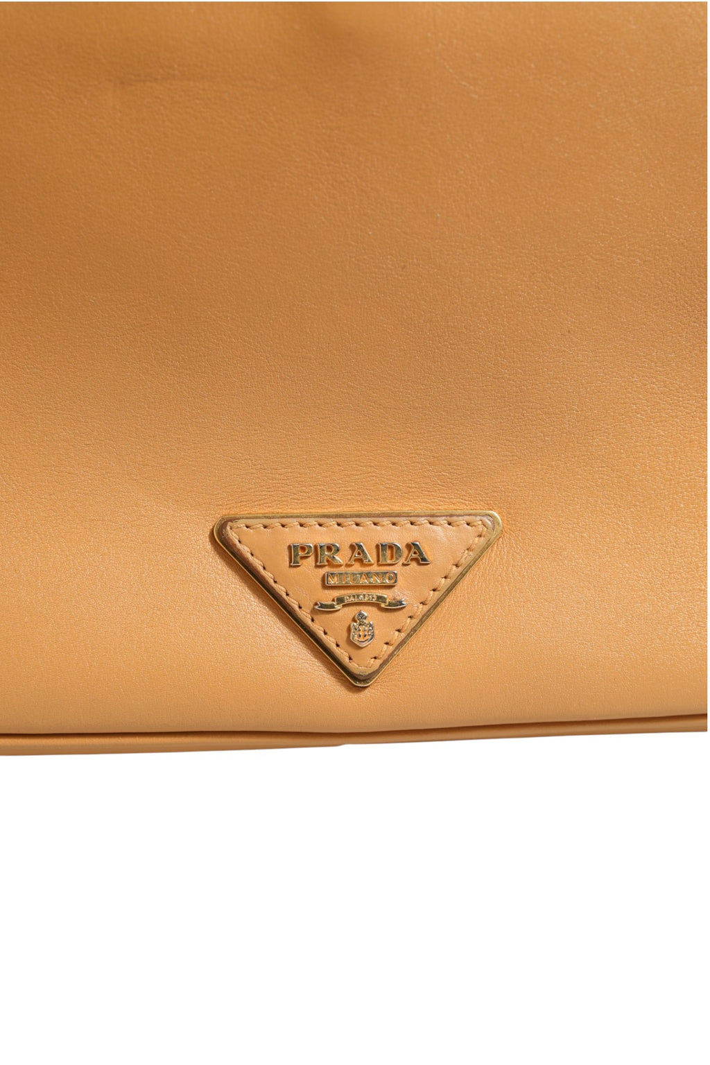 Prada Sidonie Beige Pebble Leather shoulder bag