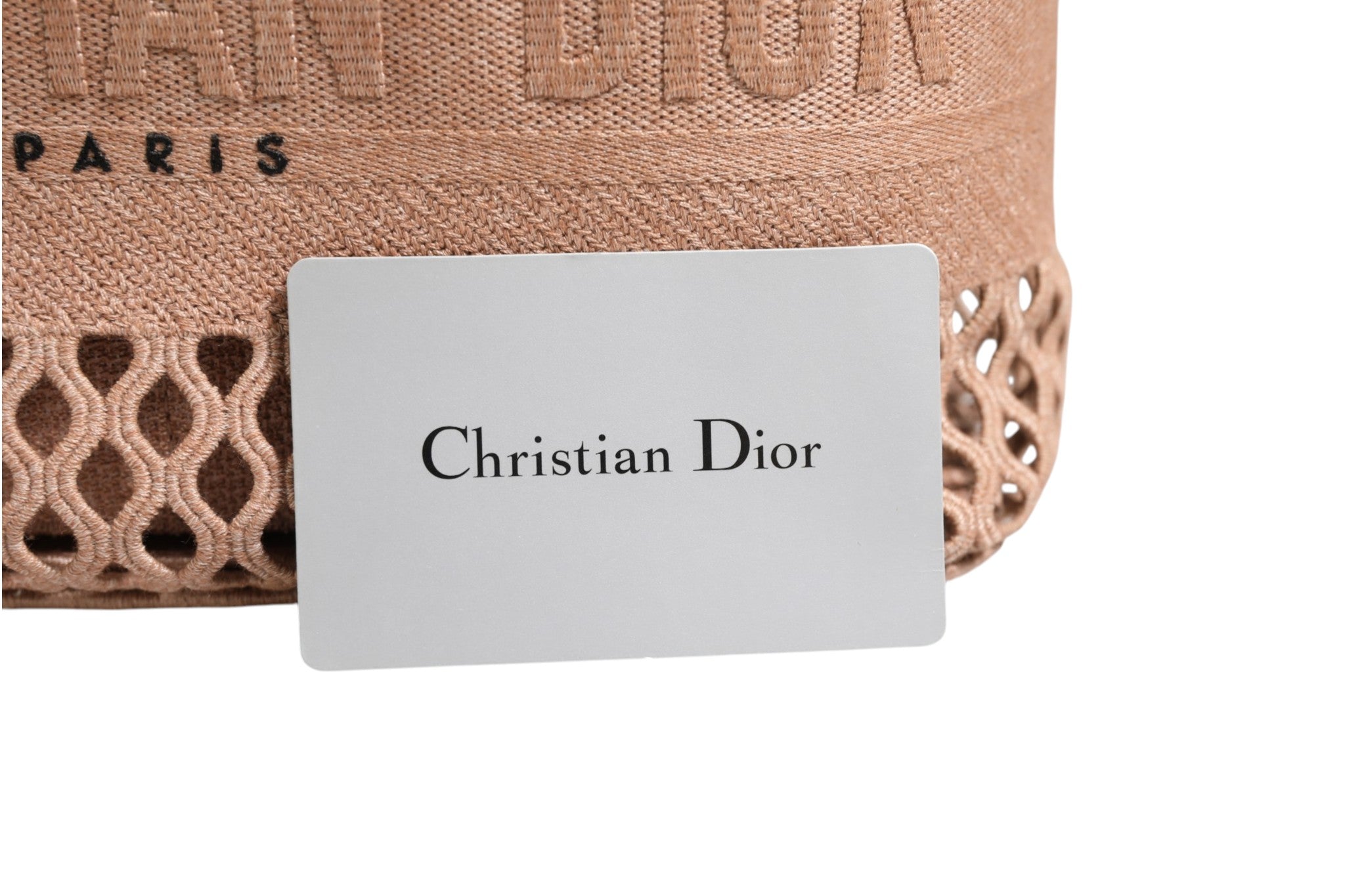 Christian Dior Mesh Embroidered Dior travel Vanity Case