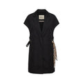 Herno Black Cotton Dress