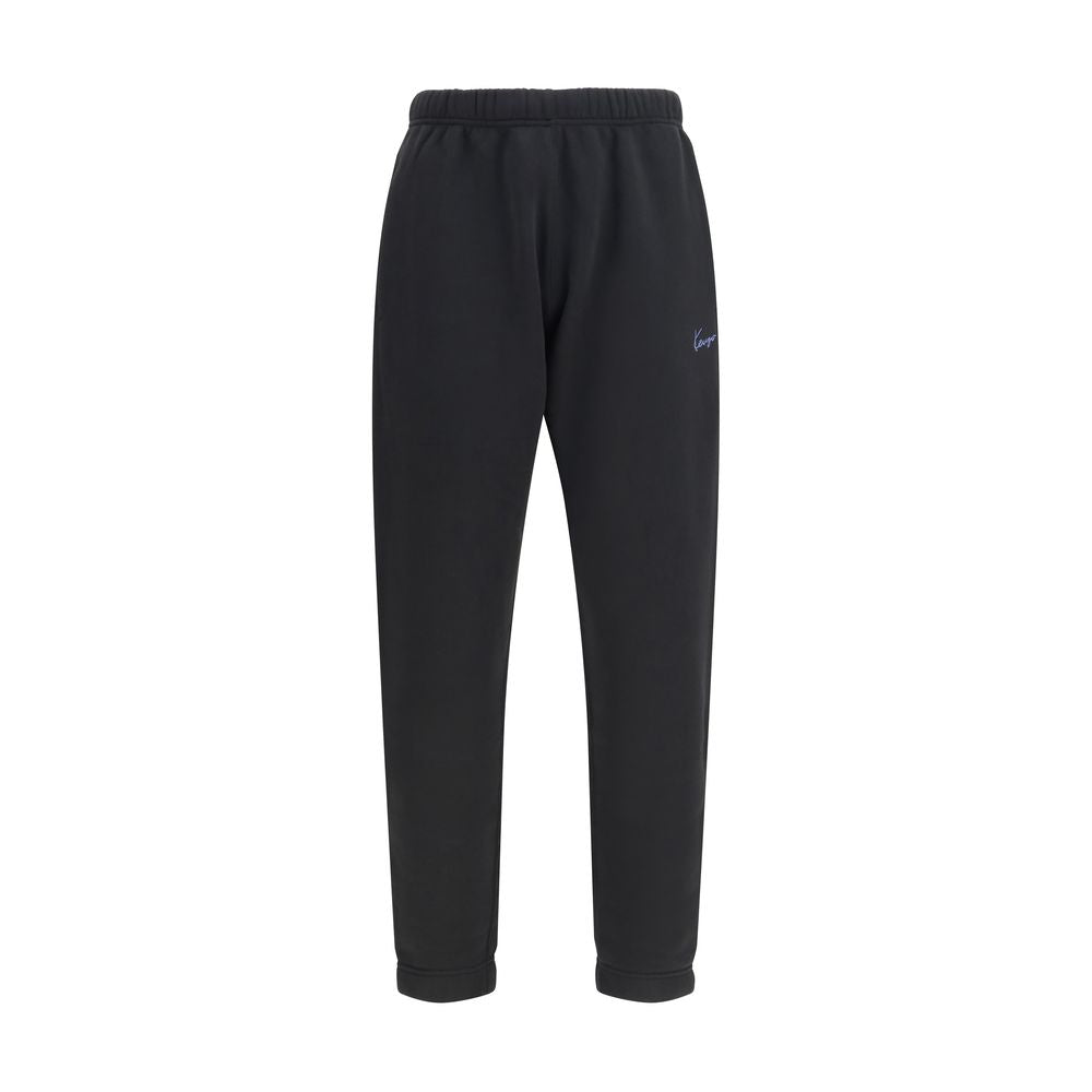 Kenzo Black Cotton Joggers (Workout Pants)