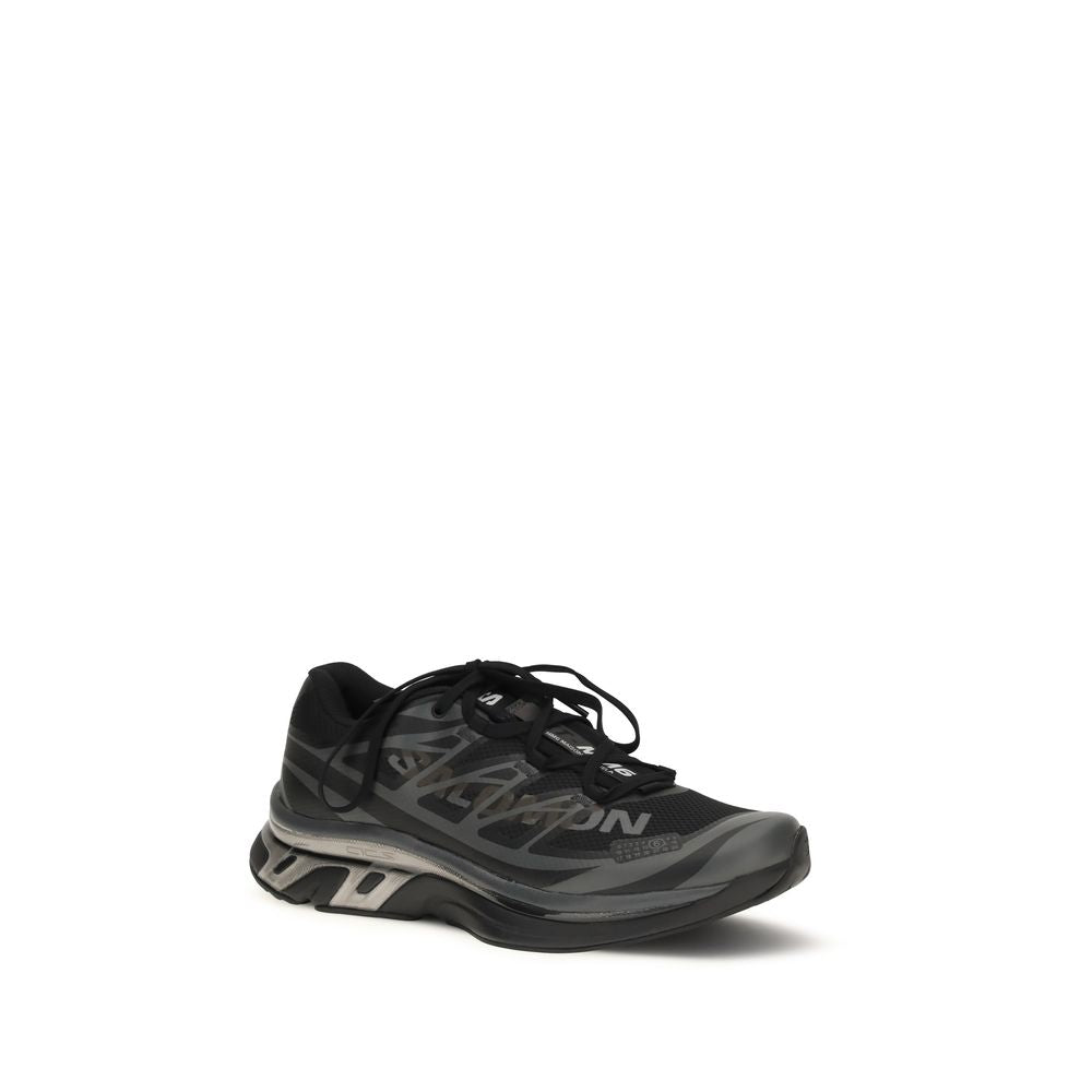 MM6 Black Polyamide Athletic Sneakers