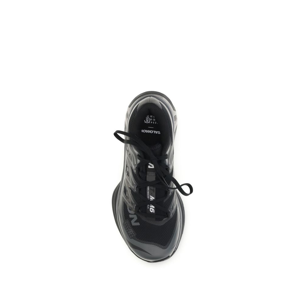 MM6 Black Polyamide Athletic Sneakers