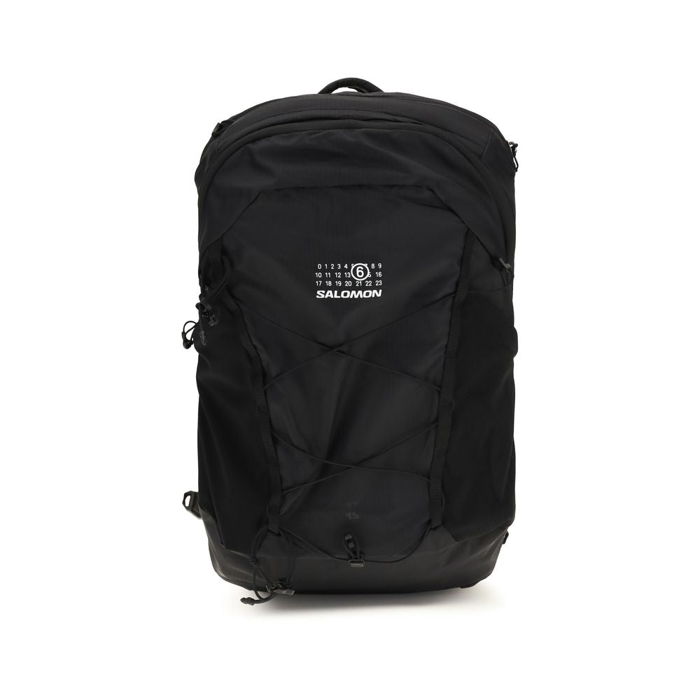 MM6 Black Nylon Backpack