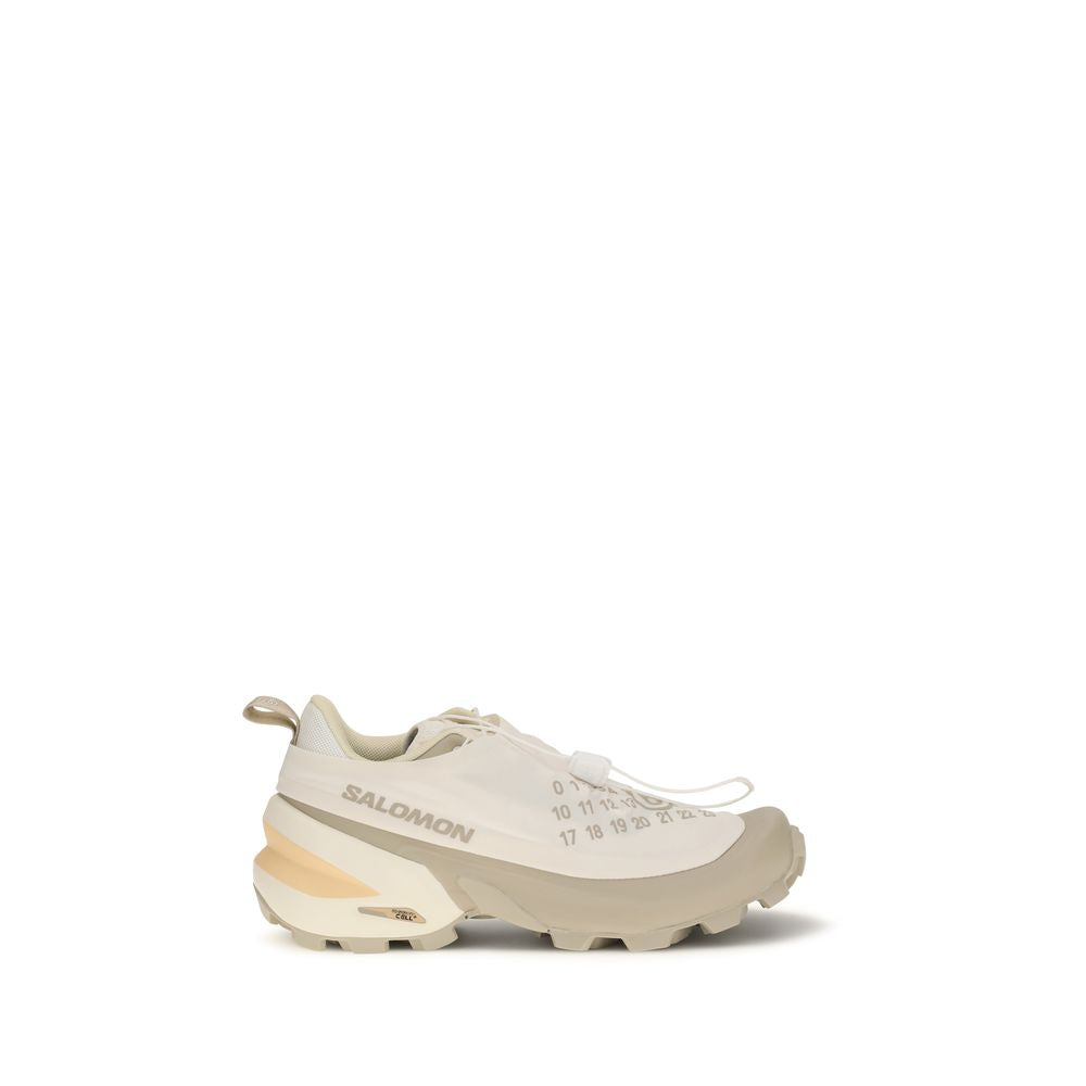 MM6 White Nylon Athletic Sneakers