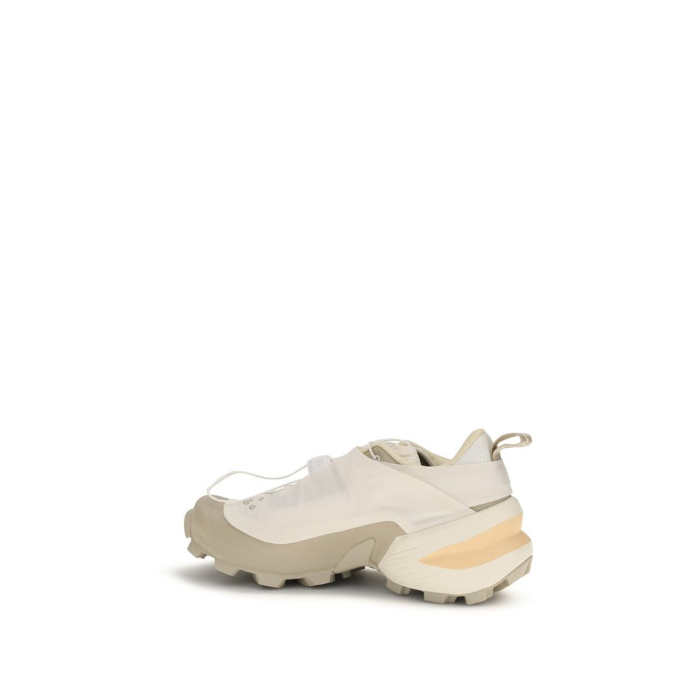 MM6 White Nylon Athletic Sneakers