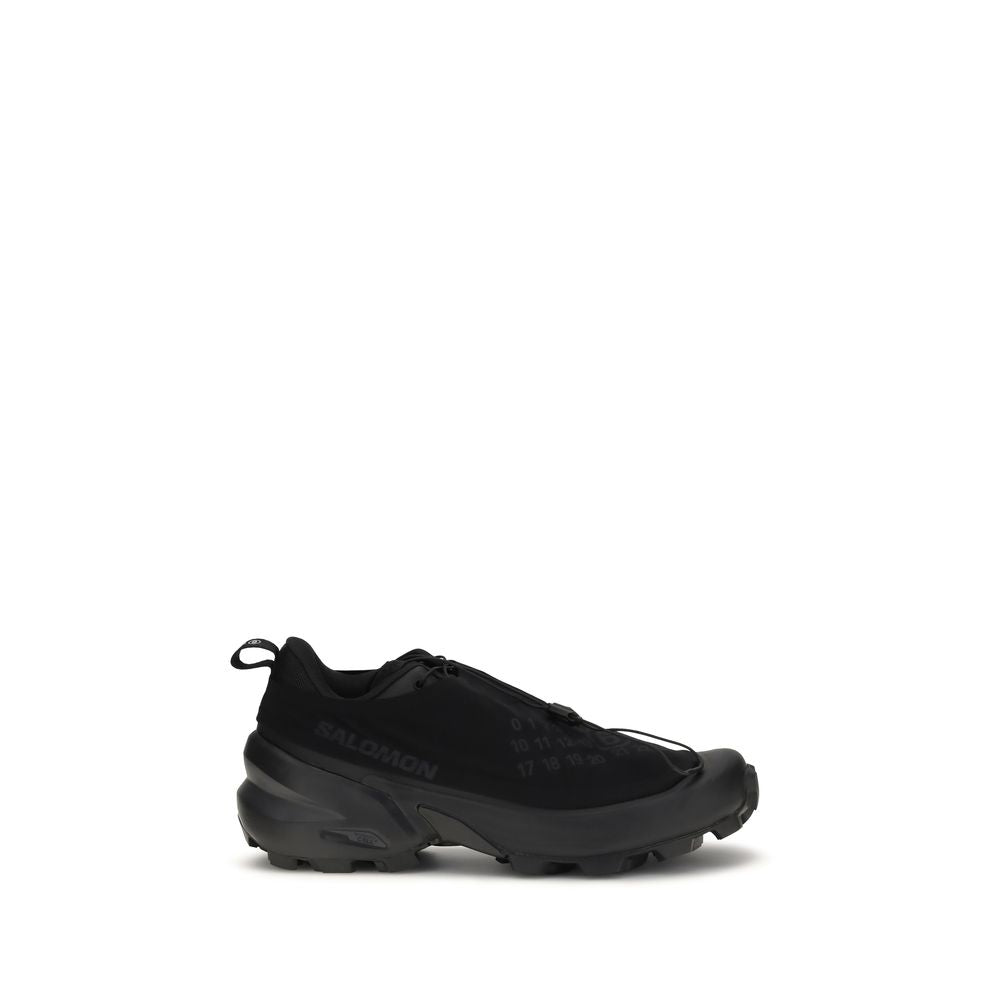 MM6 Black Polyester Athletic Sneakers