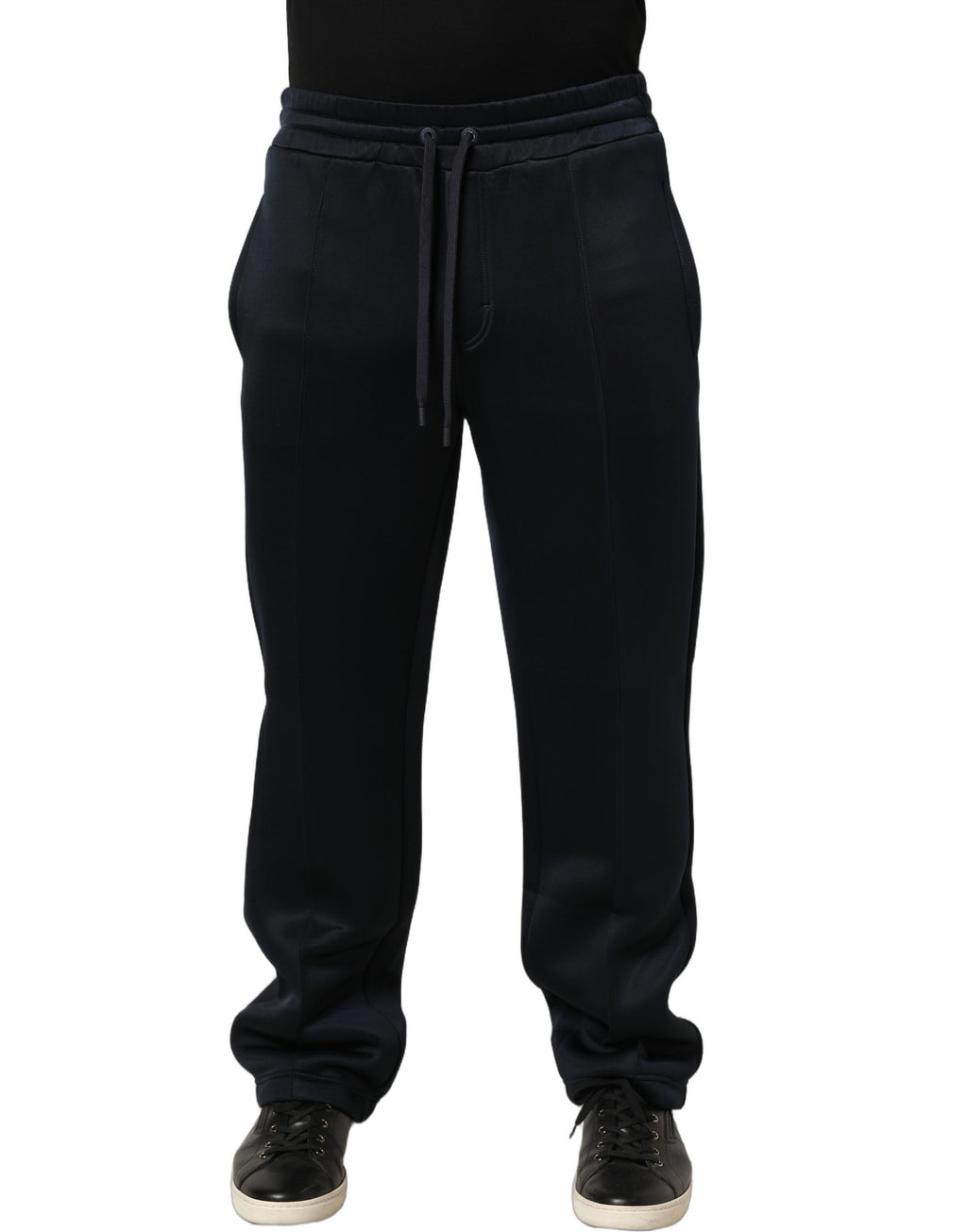 Dolce & Gabbana Black Polyester Jogger Men Sweatpants Pants