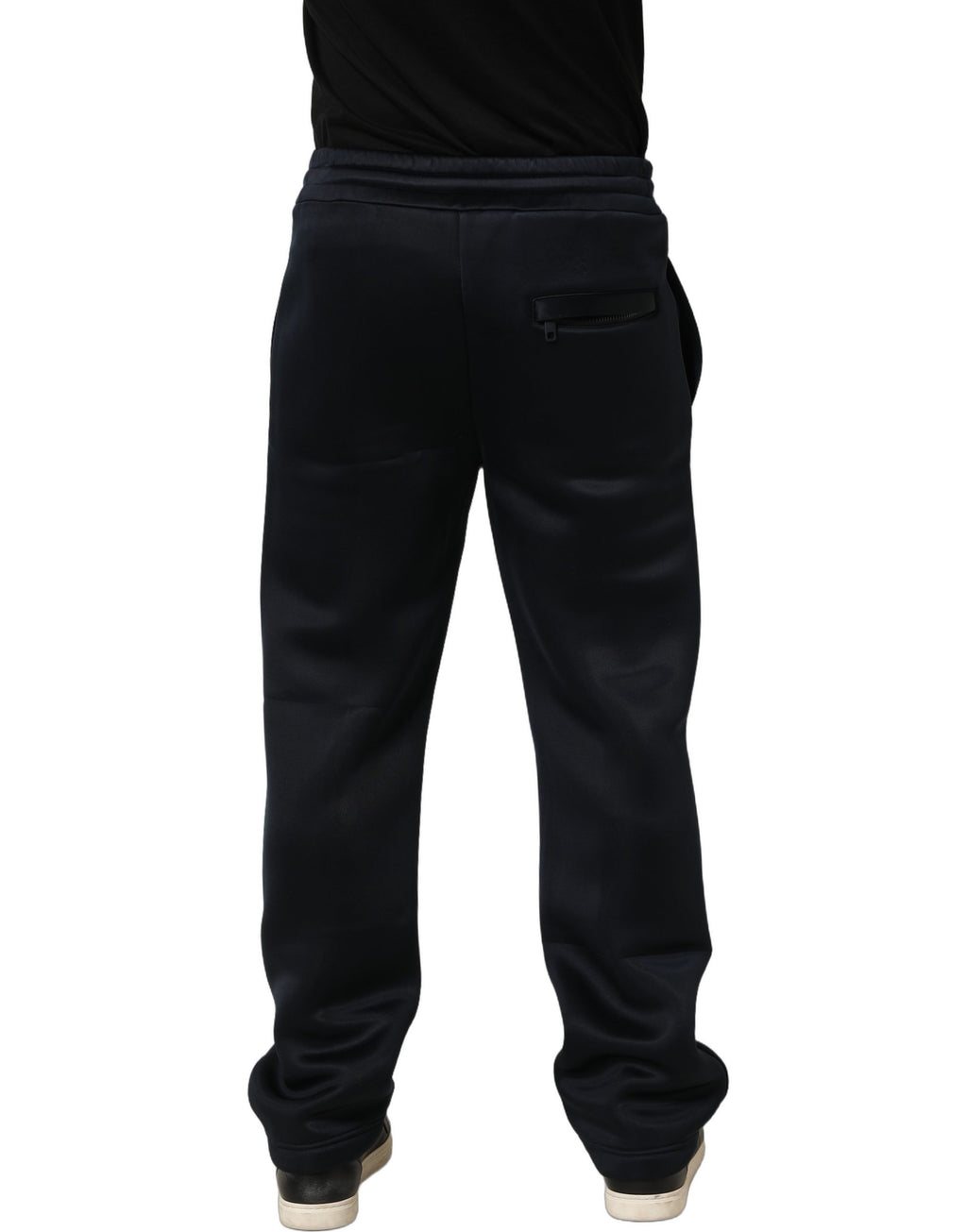 Dolce & Gabbana Black Polyester Jogger Men Sweatpants Pants