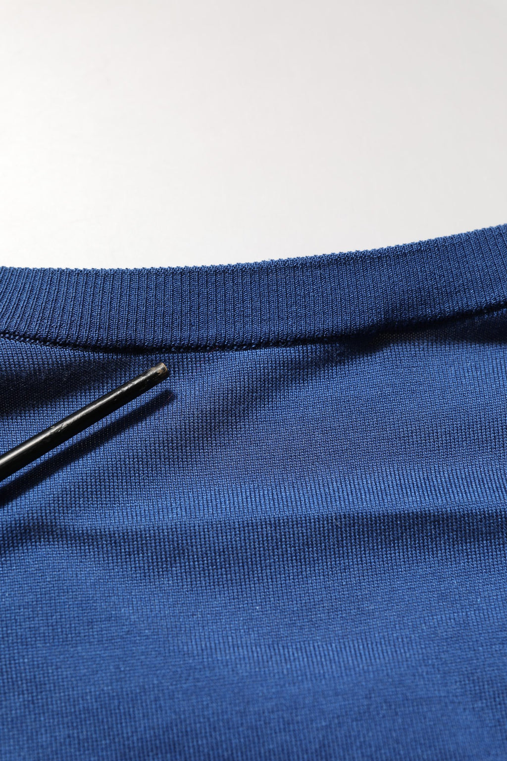 Dolce & Gabbana Blue Silk DG Logo Crew Neck Pullover Sweater