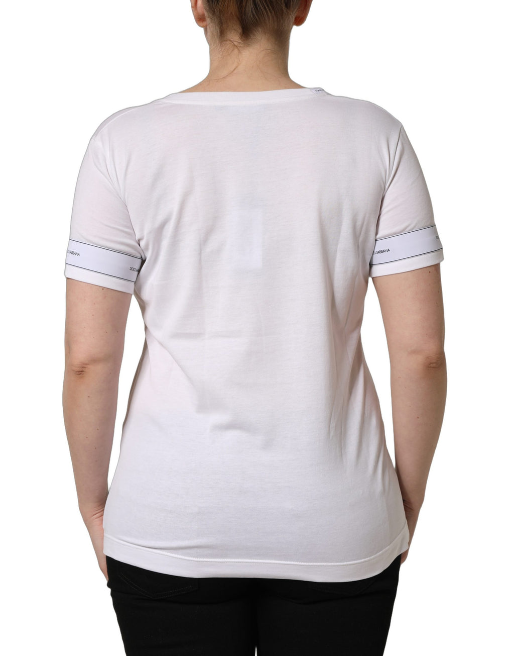 Dolce & Gabbana White D&G WE LOVE JAPAN Print Cotton T-shirt