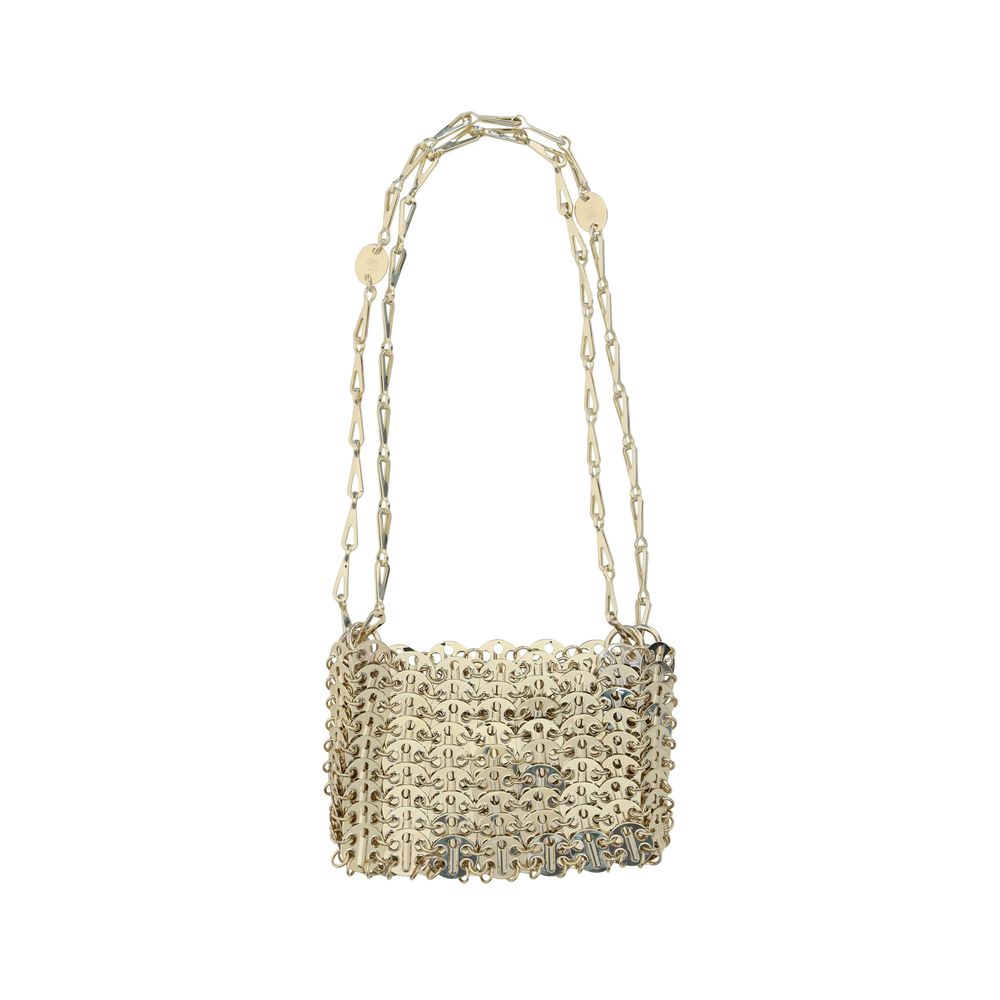 Rabanne Bicolor Brass Shoulder Bag