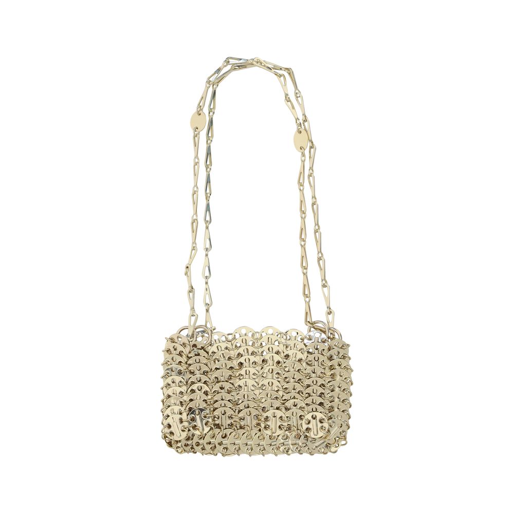 Rabanne Bicolor Brass Shoulder Bag