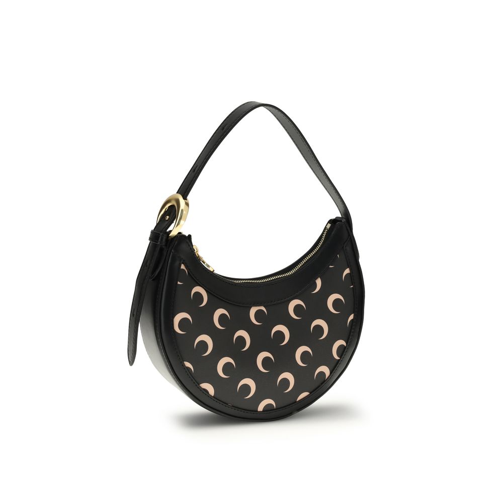 Marine Serre Black Pvc Shoulder Bag