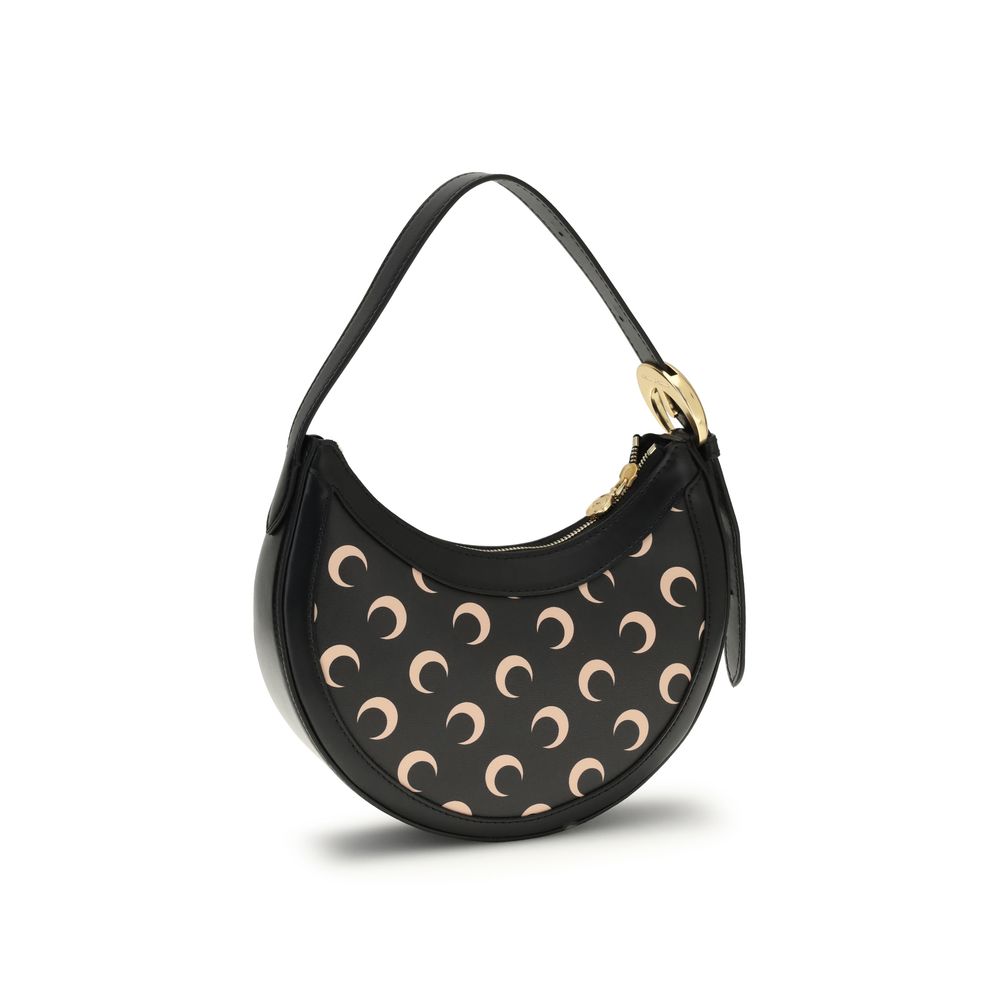 Marine Serre Black Pvc Shoulder Bag